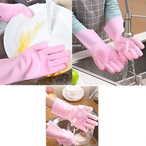 Magic Washing Gloves - Pair Of Silicone Washing Gloves