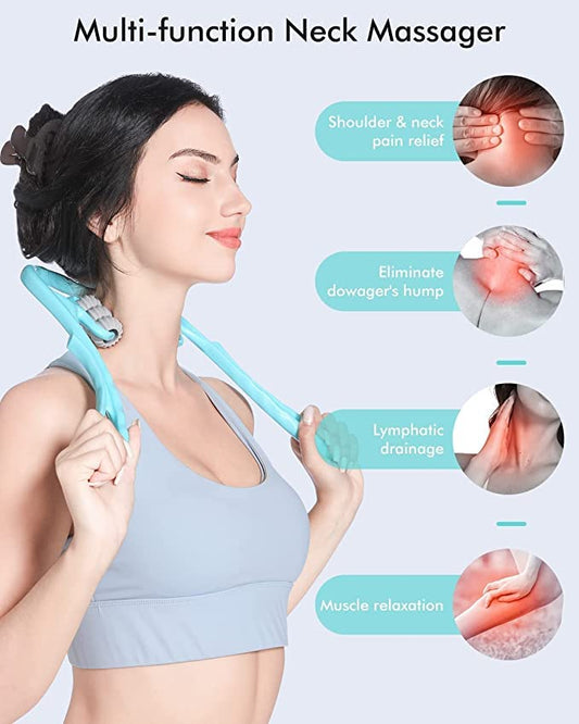 6 Wheel Pressure Point Neck Massager