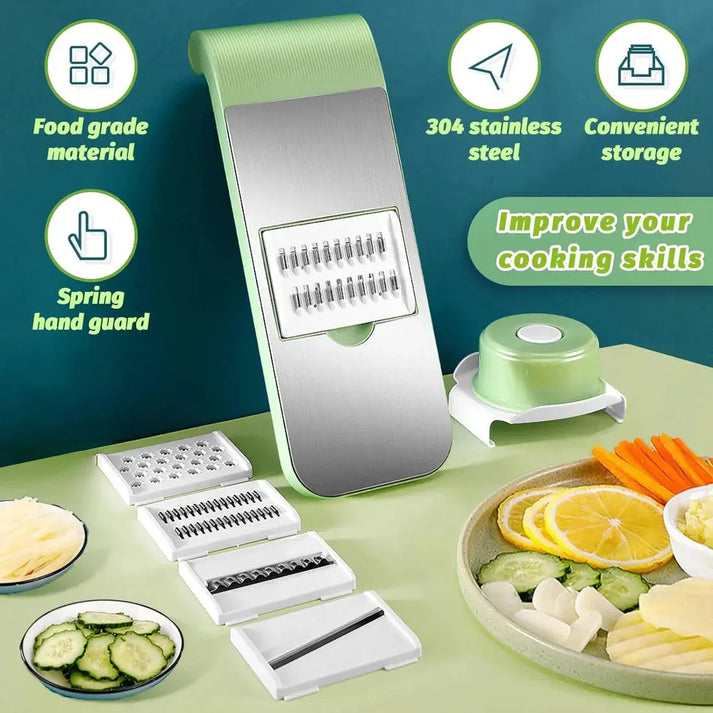 5-in-1 Stainless Steel Veg Cutter